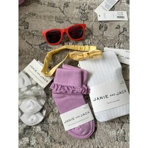 🔥FLASH SALE🔥 Janie and Jack Girls Accessories bundle Set 4‎ pieces